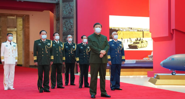 شي يشدد على الجهود الحثيثة للوصول إلى أهداف الذكرى المئوية لتأسيس جيش التحرير الشعبي الصيني 