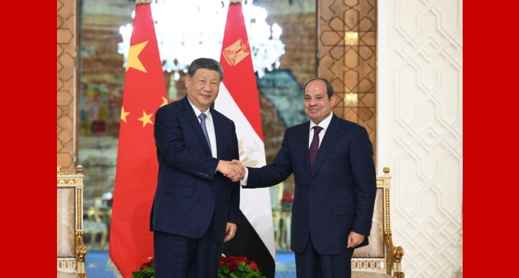  شي يدعو إلى تعميق التعاون بين الصين ومصر ويقدم مقترحا بشأن الشرق الأوسط